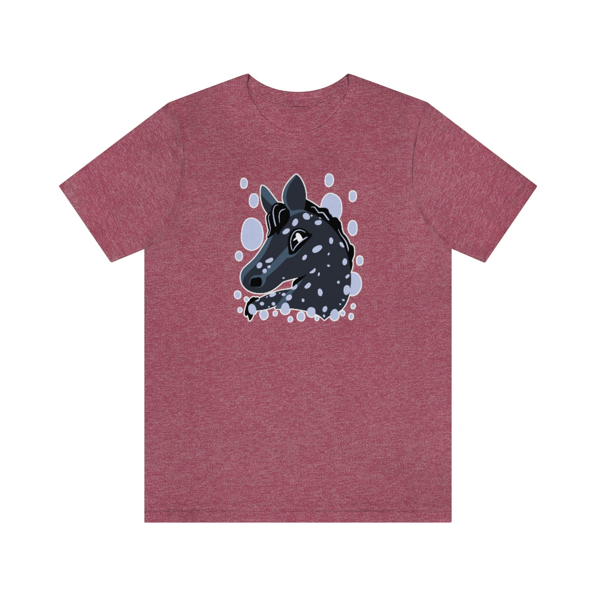 Jersey Short Sleeve Tee - Black Snowflake (Unisex)