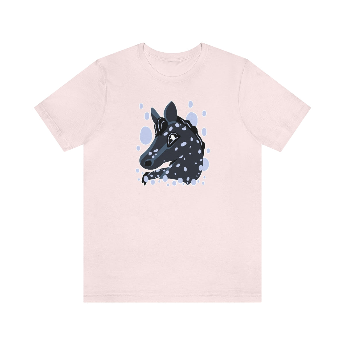 Jersey Short Sleeve Tee - Black Snowflake (Unisex)