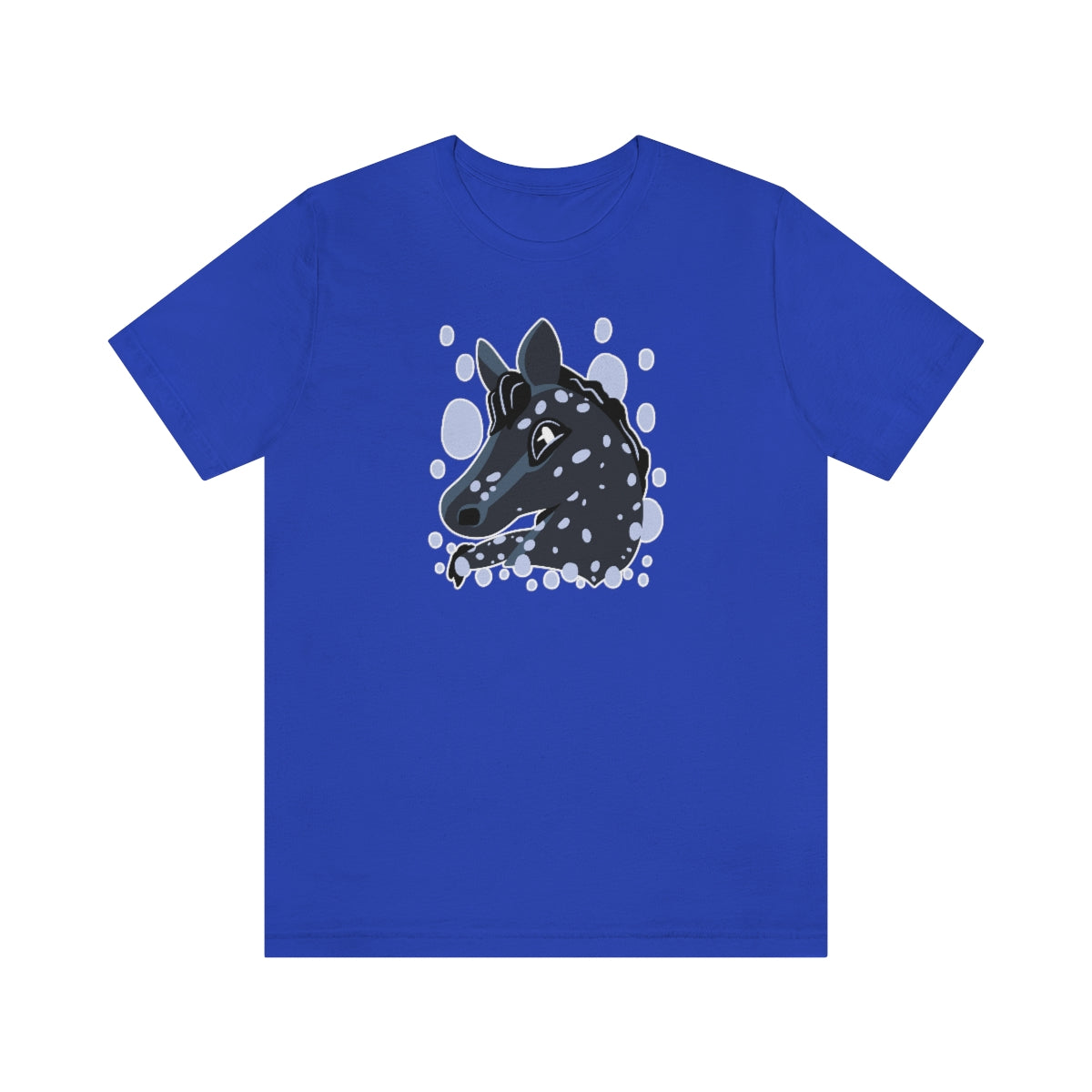Jersey Short Sleeve Tee - Black Snowflake (Unisex)