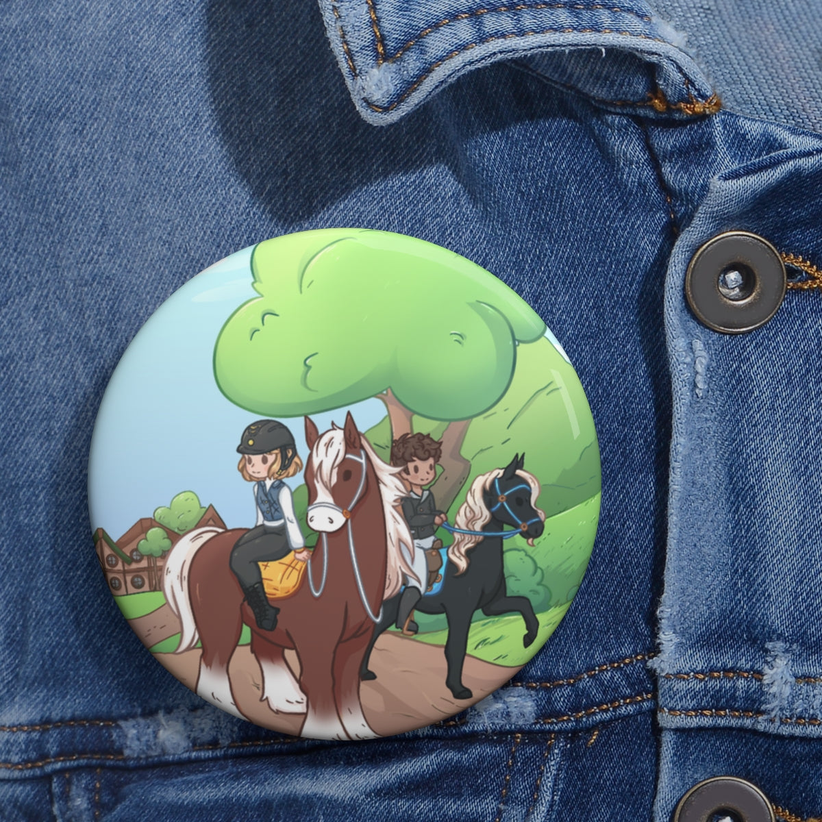 Mainland Pin Button