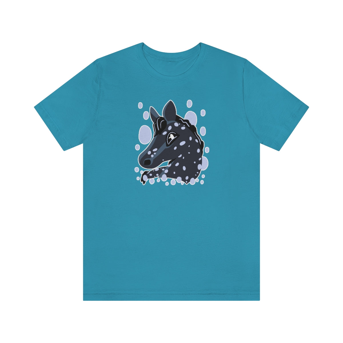 Jersey Short Sleeve Tee - Black Snowflake (Unisex)