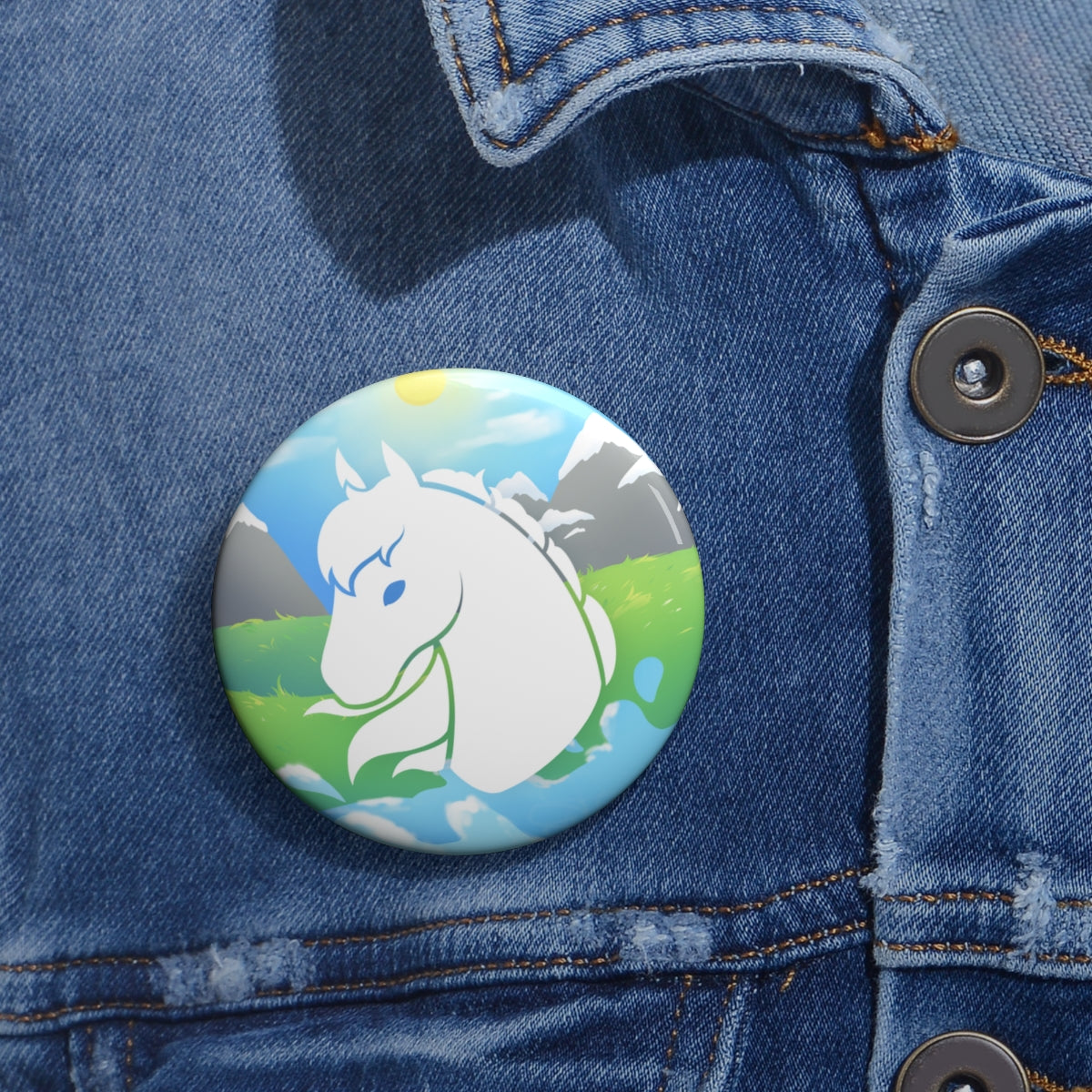 Landscape Pin Button