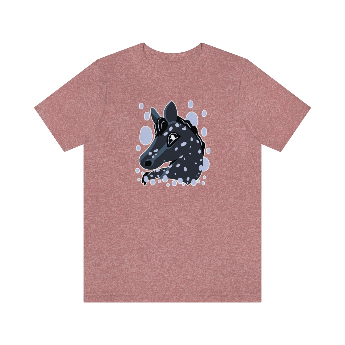 Jersey Short Sleeve Tee - Black Snowflake (Unisex)