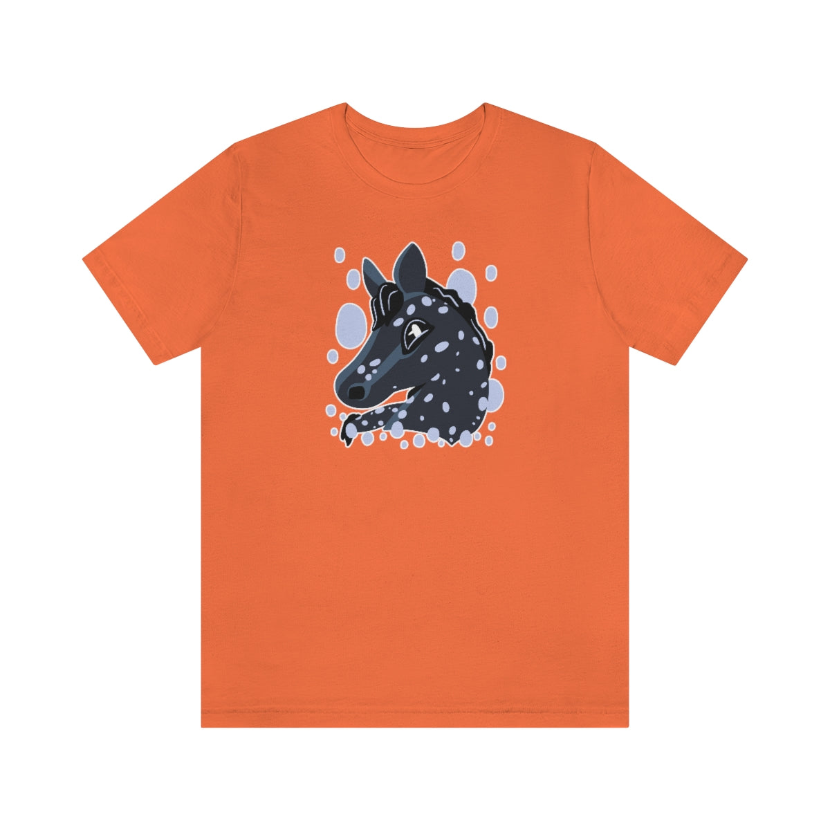 Jersey Short Sleeve Tee - Black Snowflake (Unisex)