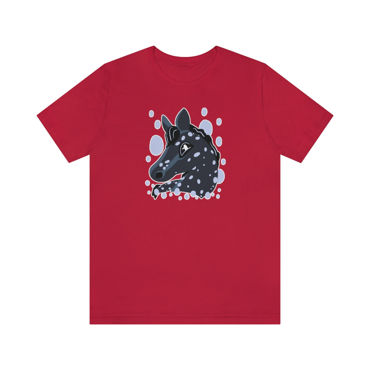 Jersey Short Sleeve Tee - Black Snowflake (Unisex)