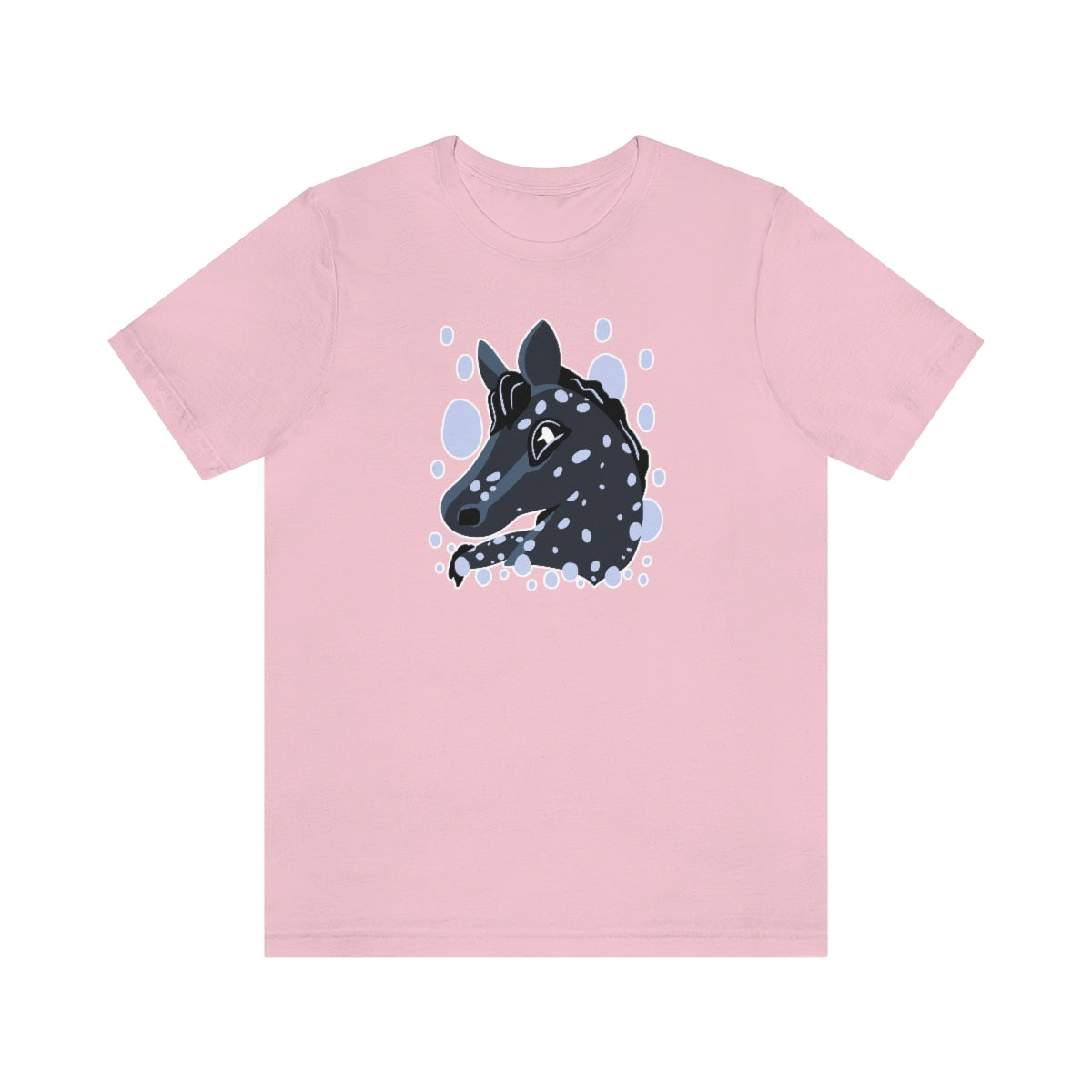 Jersey Short Sleeve Tee - Black Snowflake (Unisex)