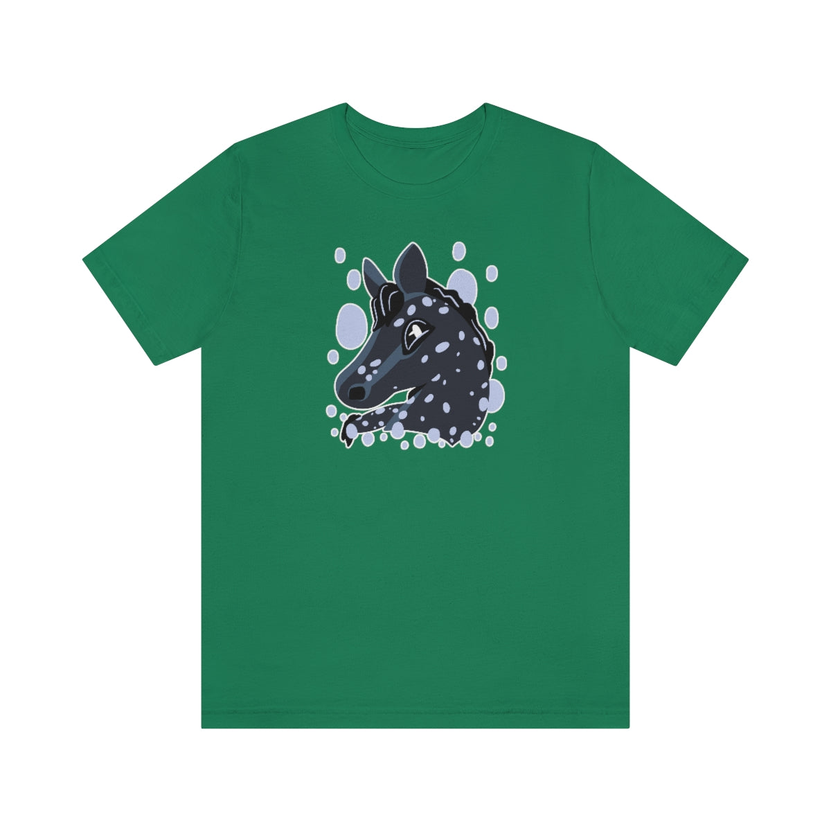 Jersey Short Sleeve Tee - Black Snowflake (Unisex)