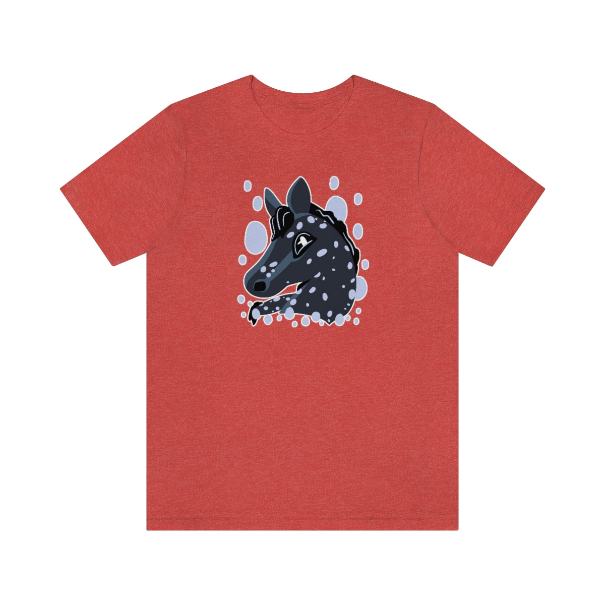 Jersey Short Sleeve Tee - Black Snowflake (Unisex)