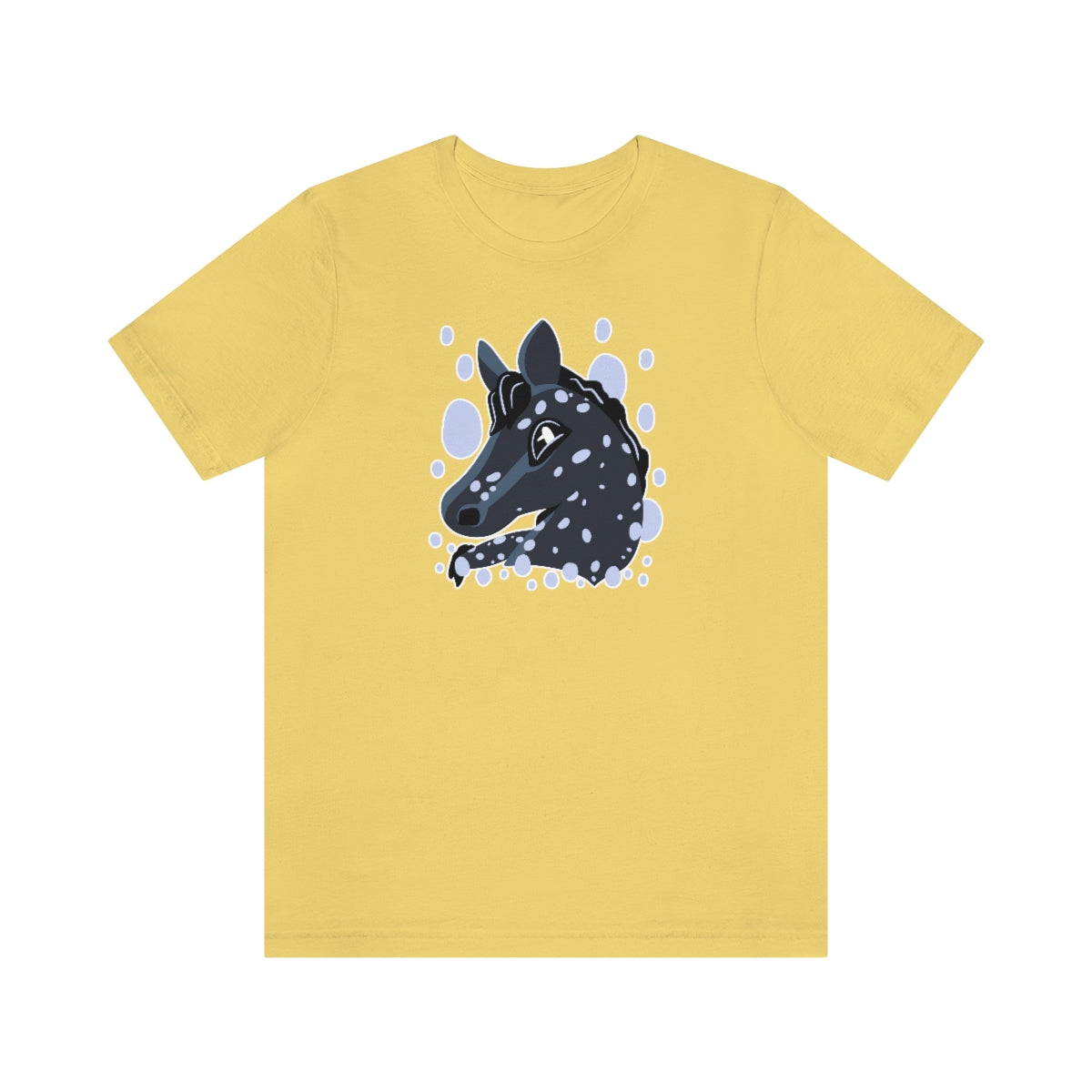 Jersey Short Sleeve Tee - Black Snowflake (Unisex)