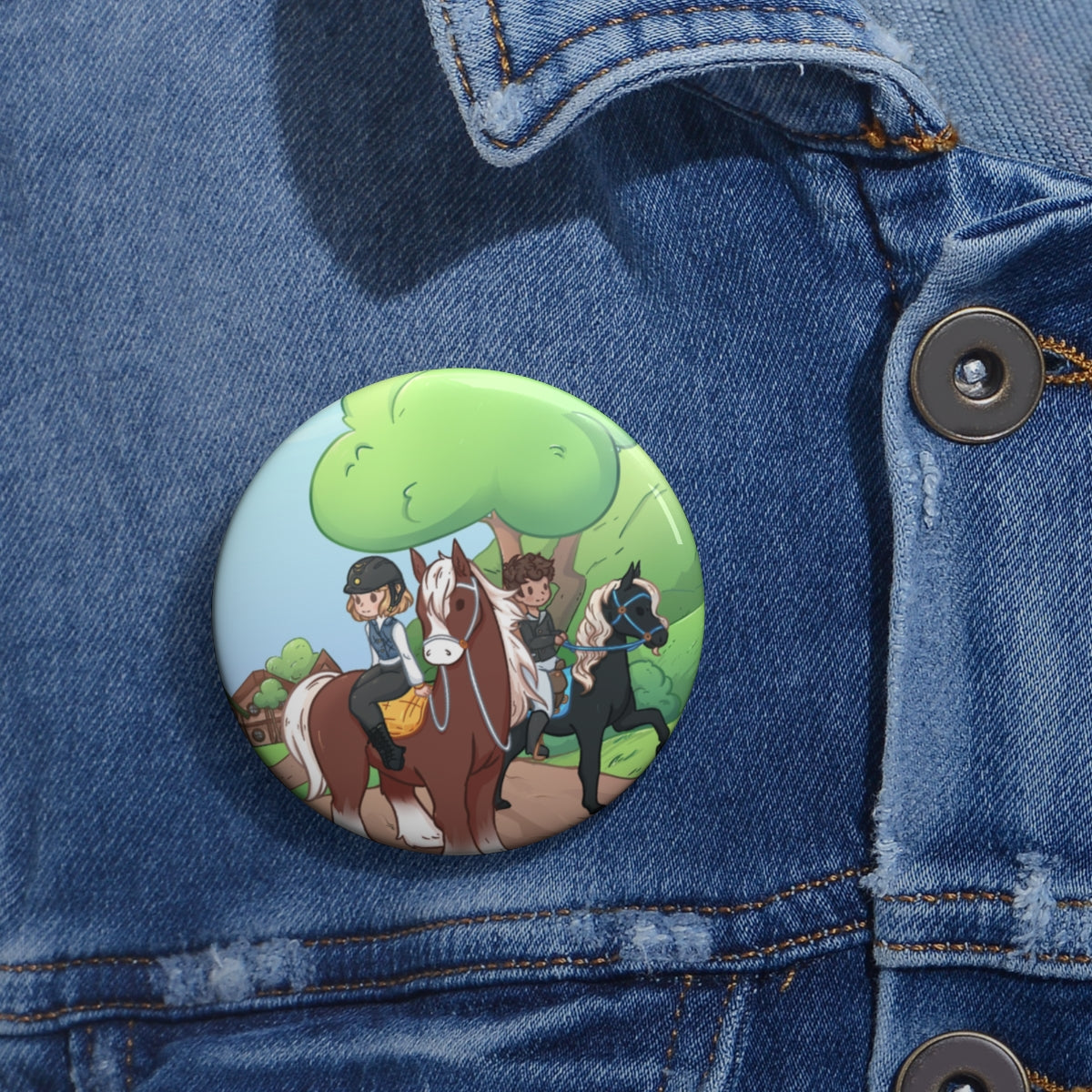 Mainland Pin Button