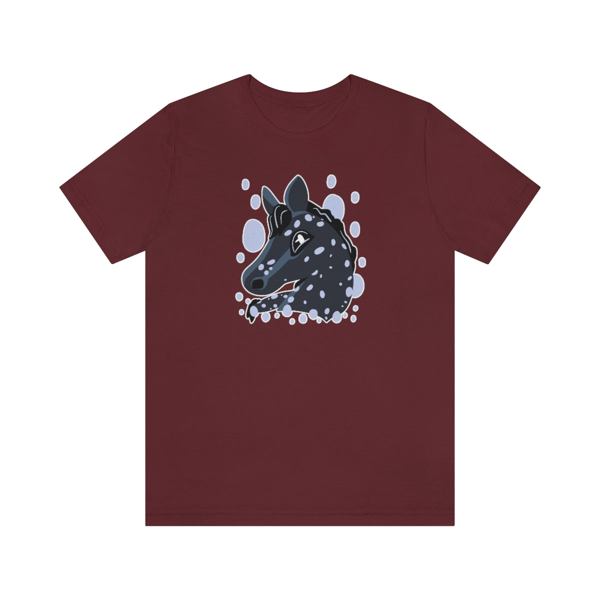 Jersey Short Sleeve Tee - Black Snowflake (Unisex)