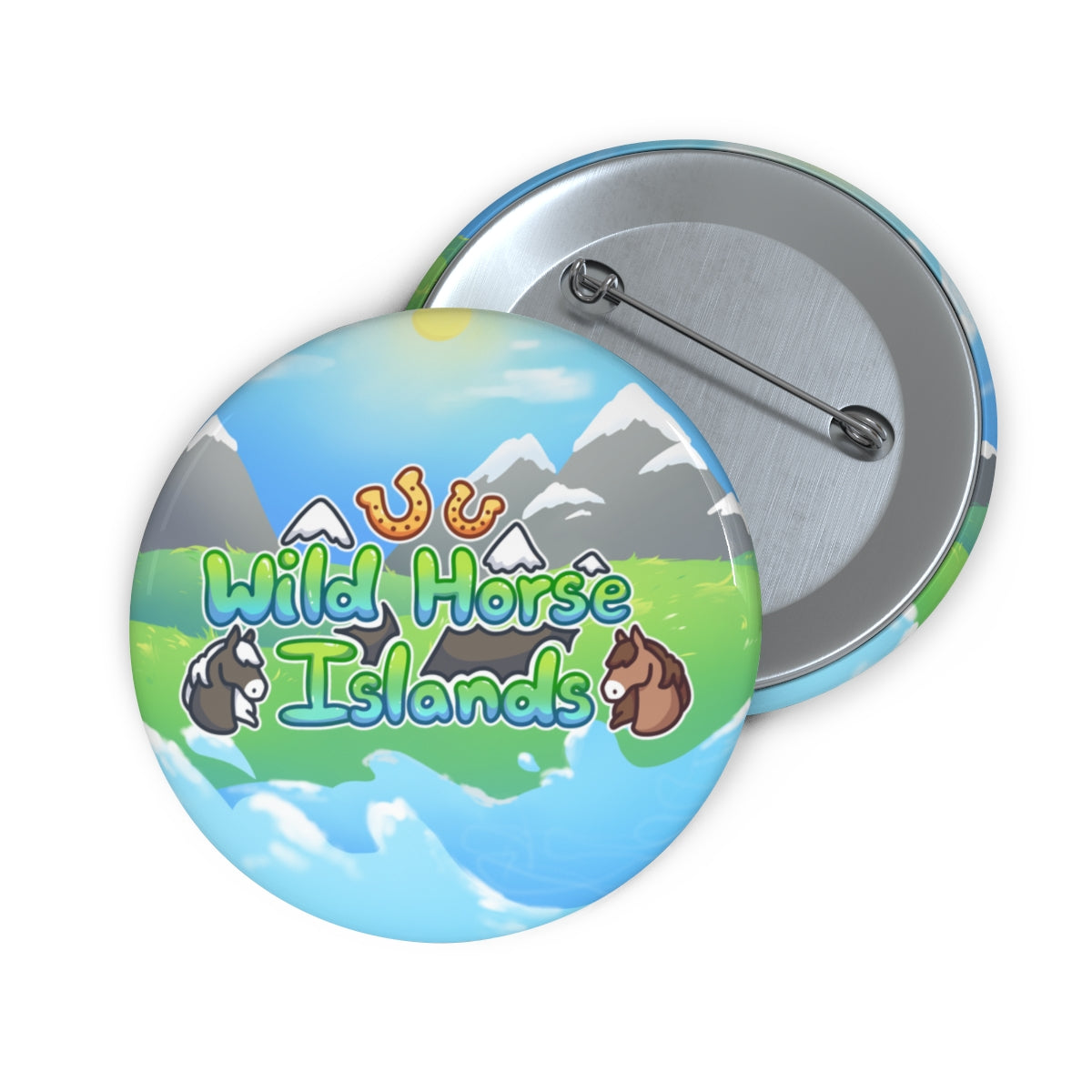 Wild Horse Islands Pin Button