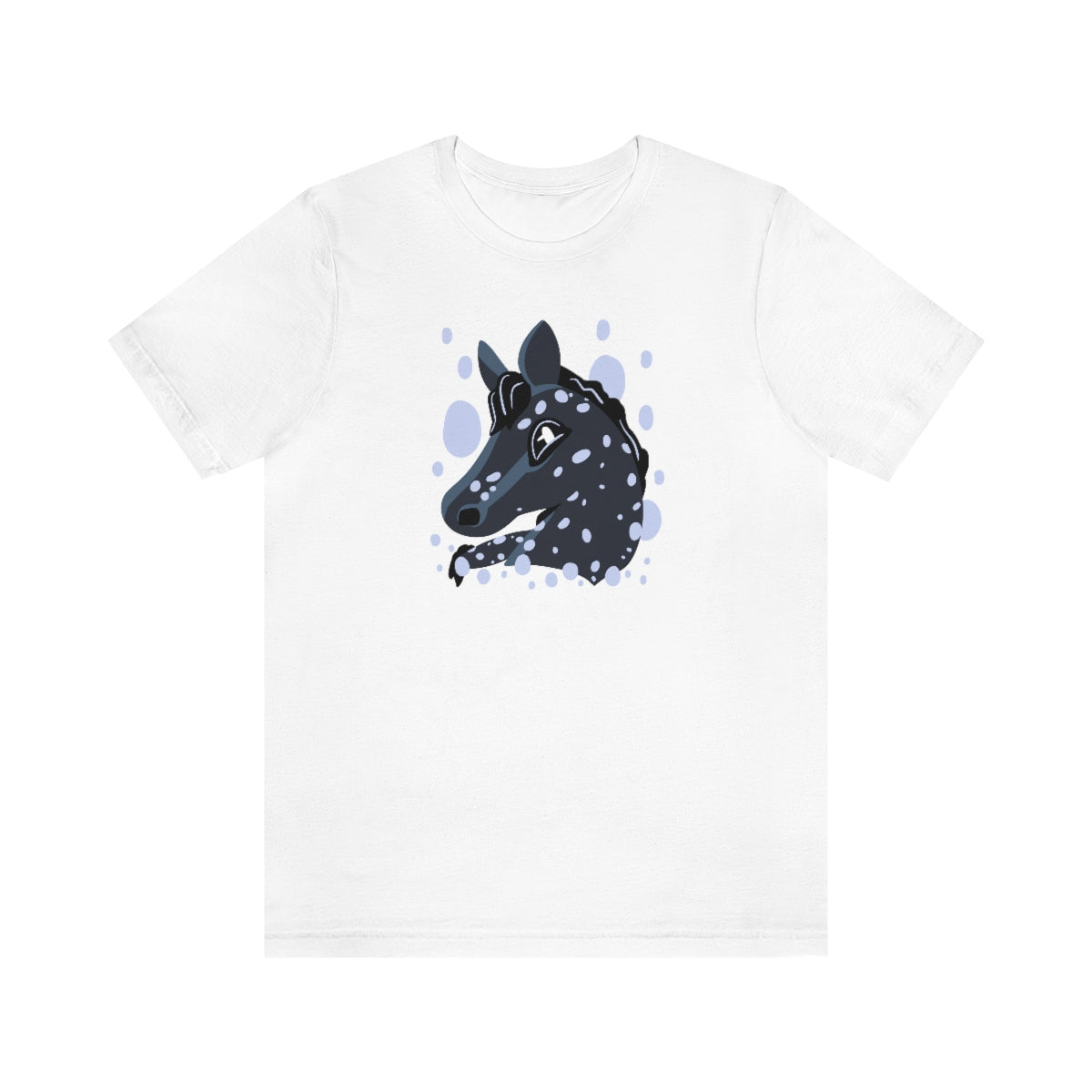 Jersey Short Sleeve Tee - Black Snowflake (Unisex)