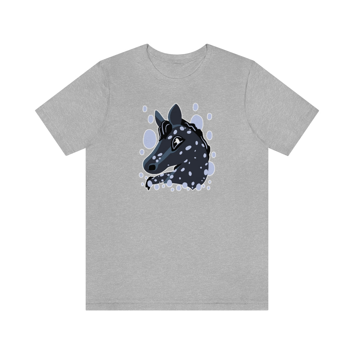 Jersey Short Sleeve Tee - Black Snowflake (Unisex)