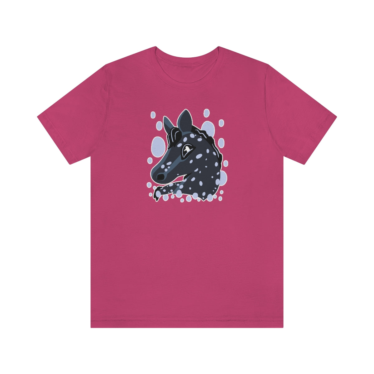 Jersey Short Sleeve Tee - Black Snowflake (Unisex)