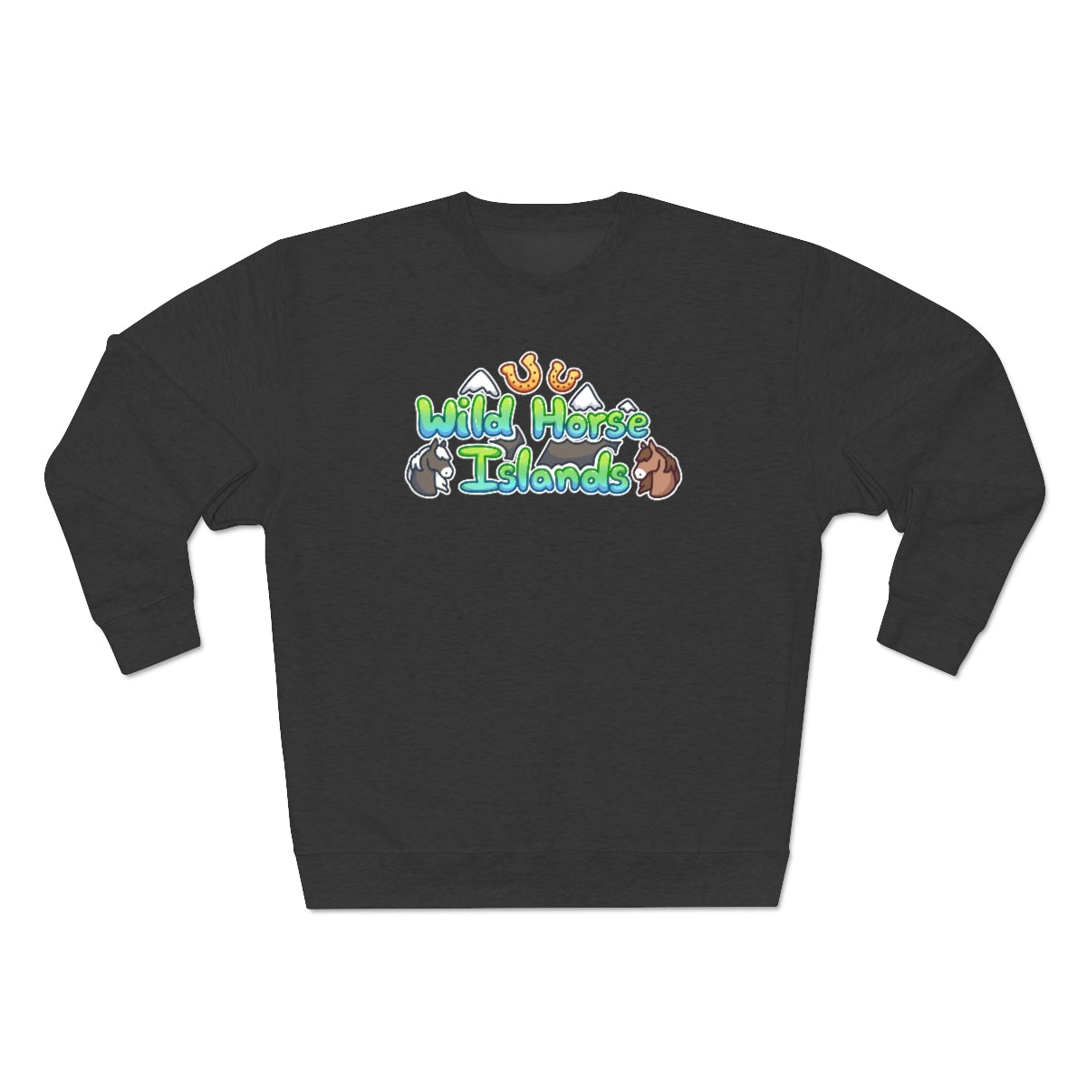 Crew Neck Sweatshirt - Wild Horse Islands (Unisex)