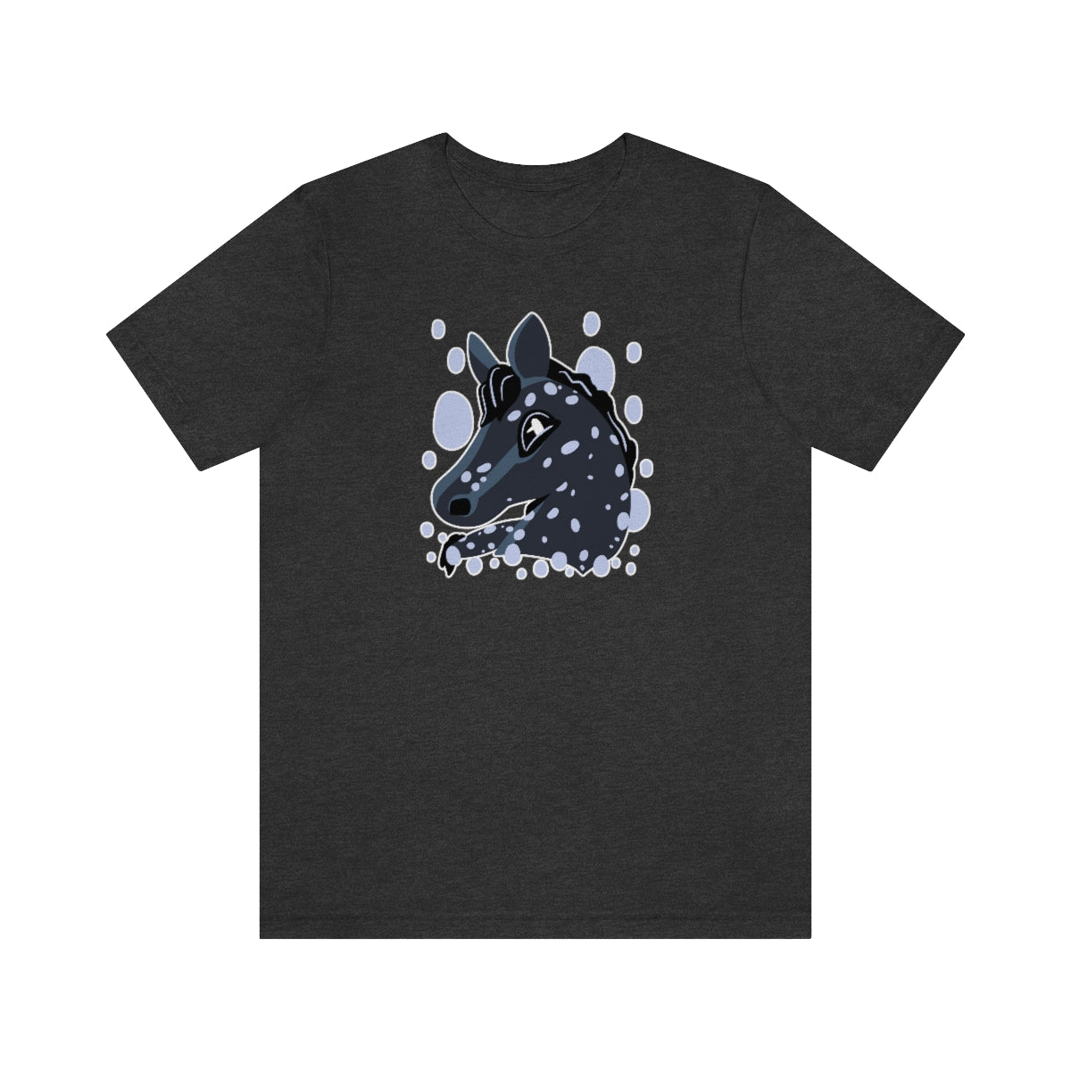 Jersey Short Sleeve Tee - Black Snowflake (Unisex)